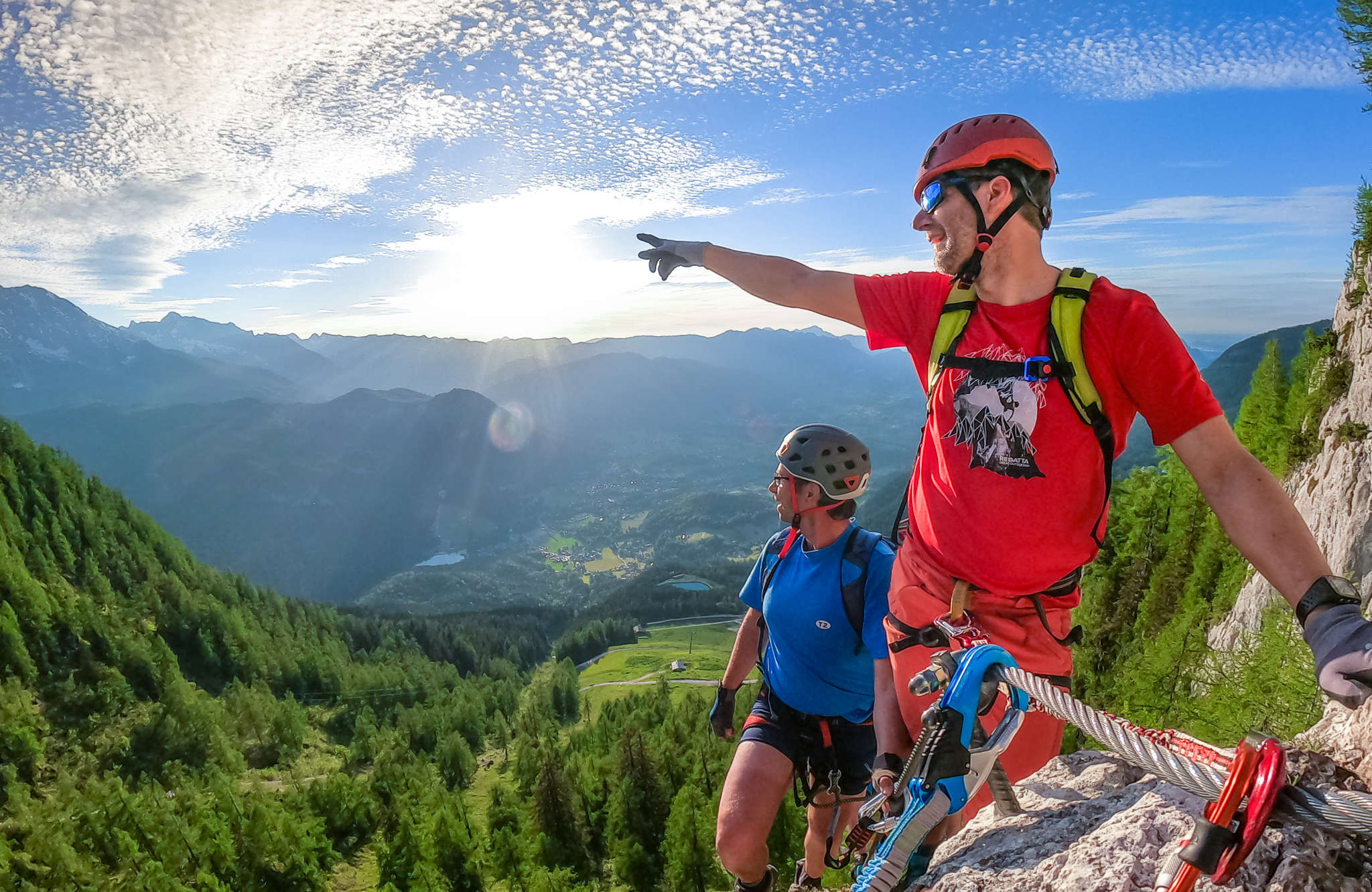 Klettersteige am Jenner