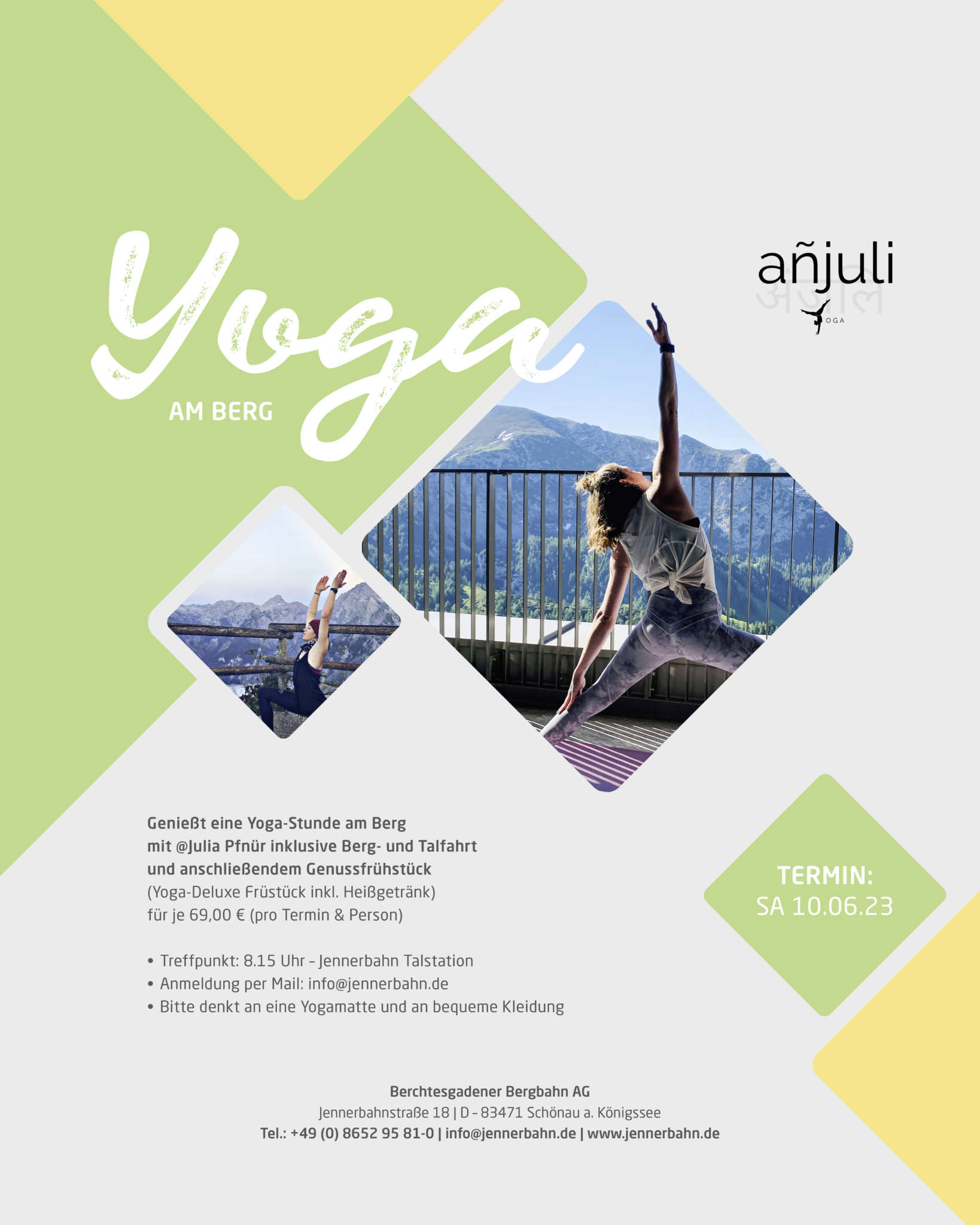 Yoga am Berg