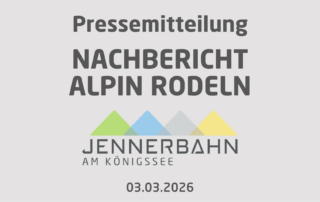 Nachbericht Alpin Rodeln Presse mitteilung CTA