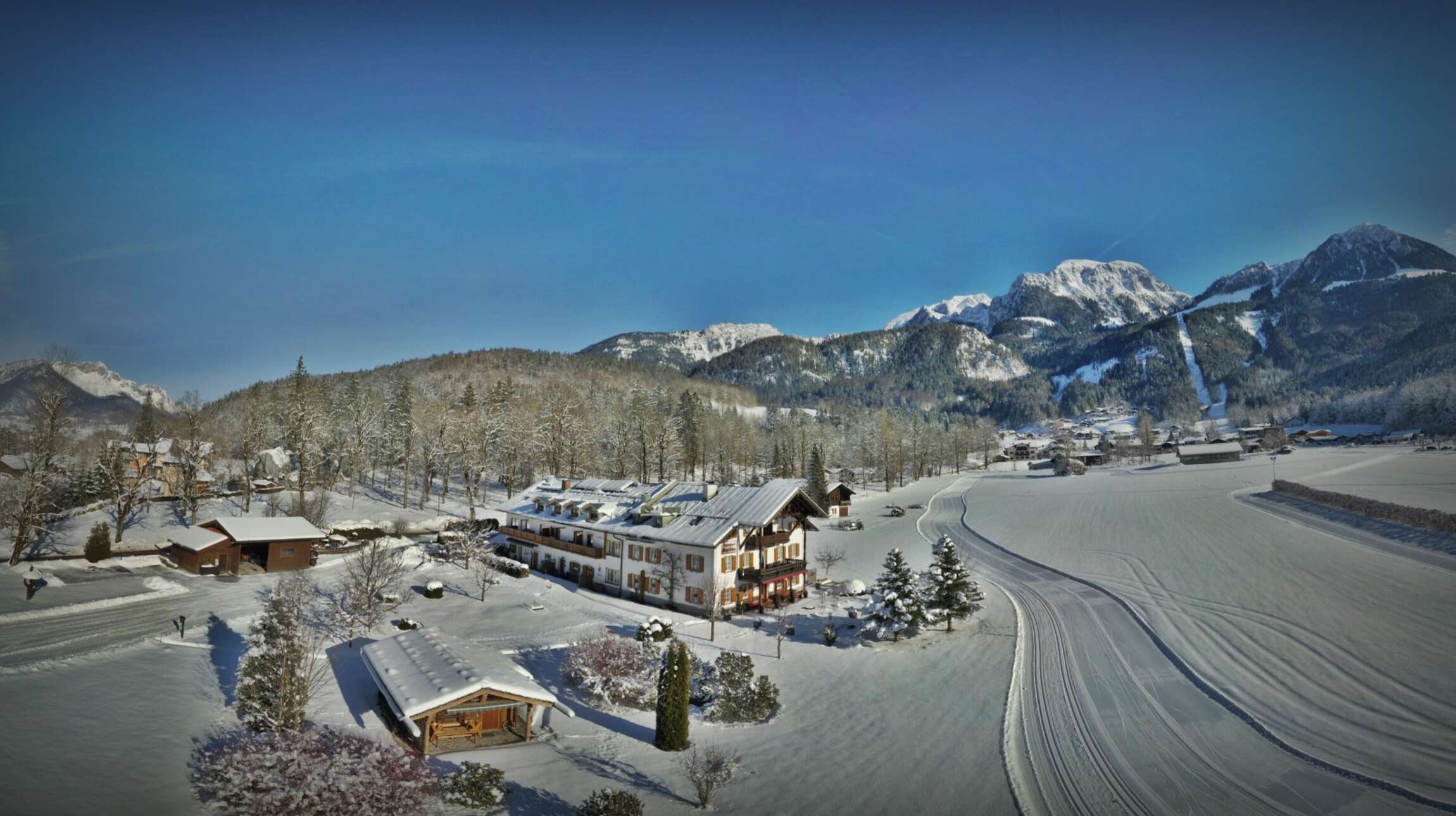 haus neu winter